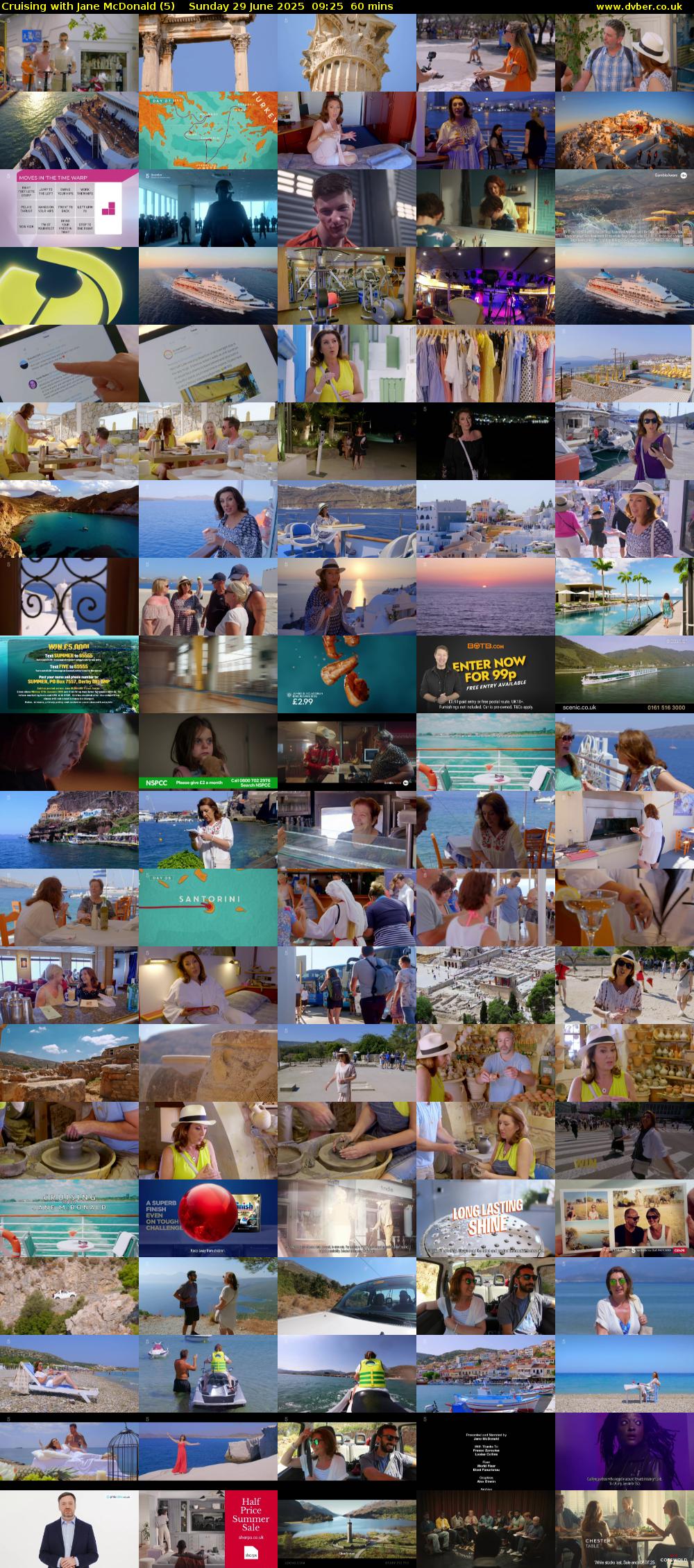 Cruising with Jane McDonald (5) Sunday 29 June 2025 09:25 - 10:25