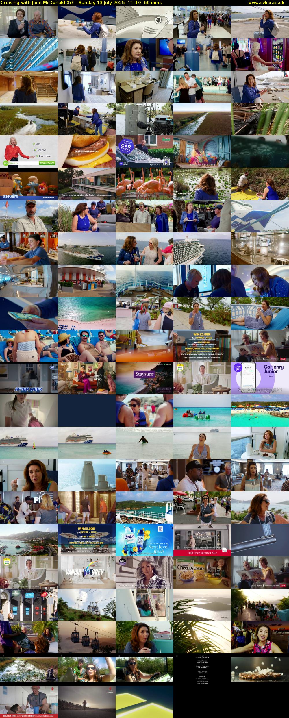 Cruising with Jane McDonald (5) Sunday 13 July 2025 11:10 - 12:10