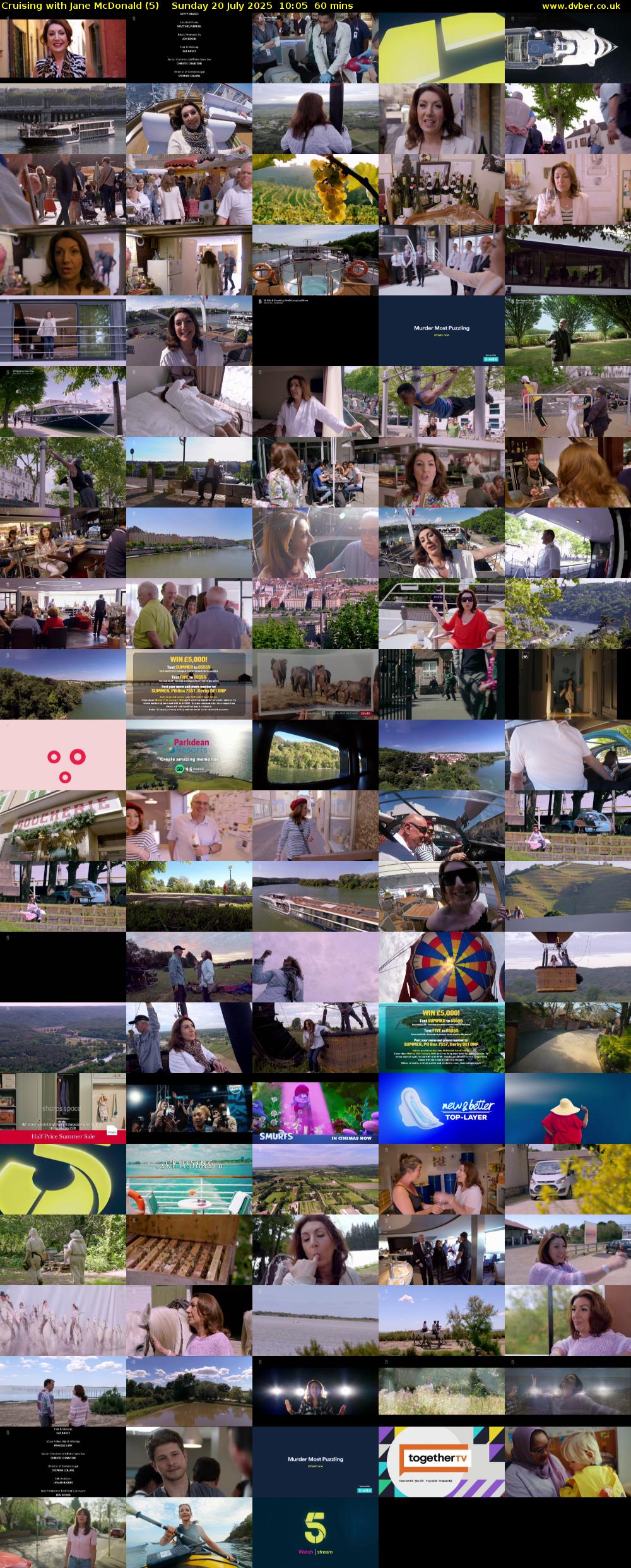 Cruising with Jane McDonald (5) Sunday 20 July 2025 10:05 - 11:05