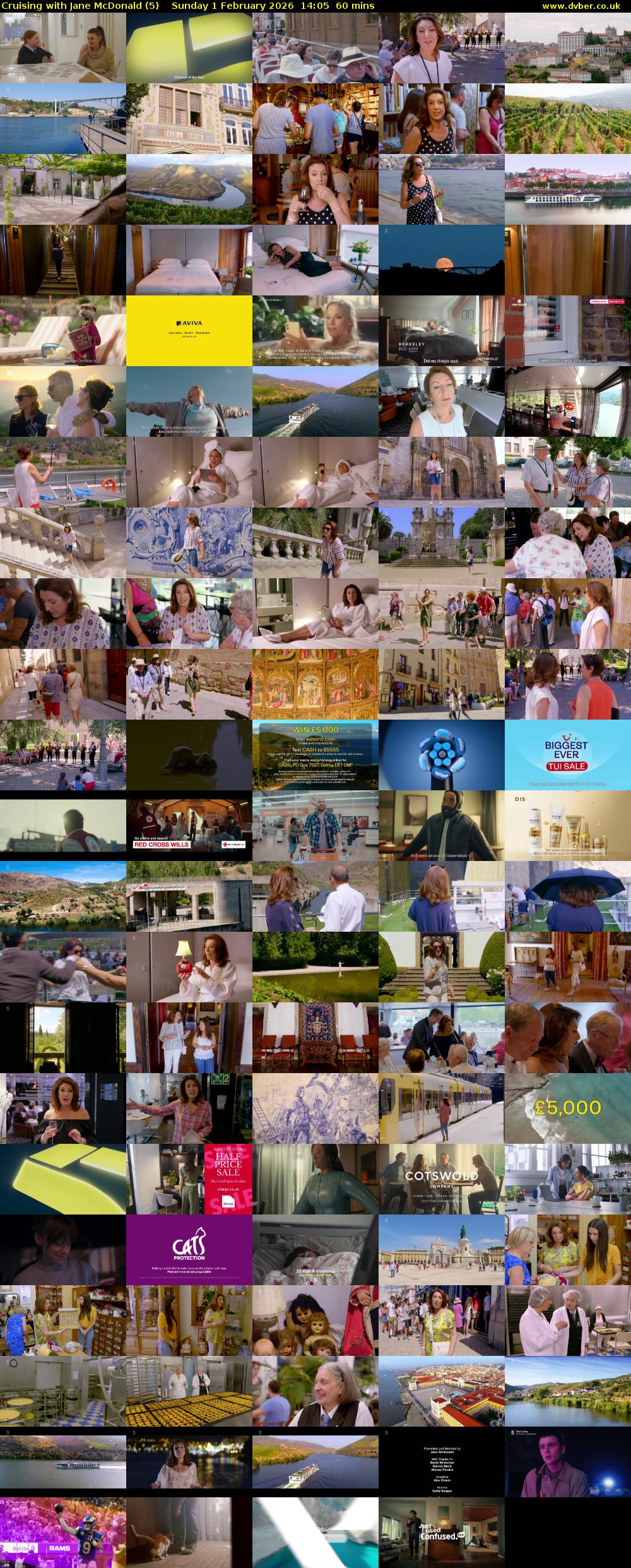 Cruising with Jane McDonald (5) Sunday 1 February 2026 14:05 - 15:05