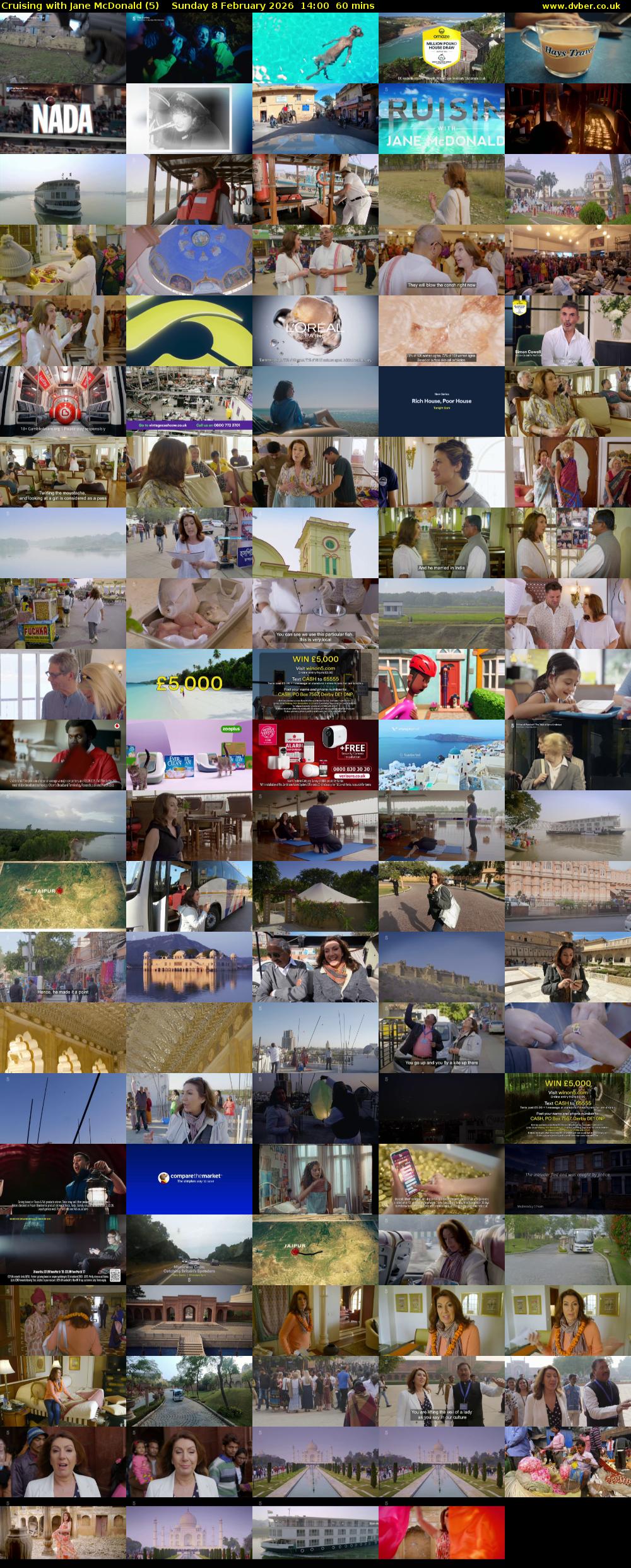 Cruising with Jane McDonald (5) Sunday 8 February 2026 14:00 - 15:00