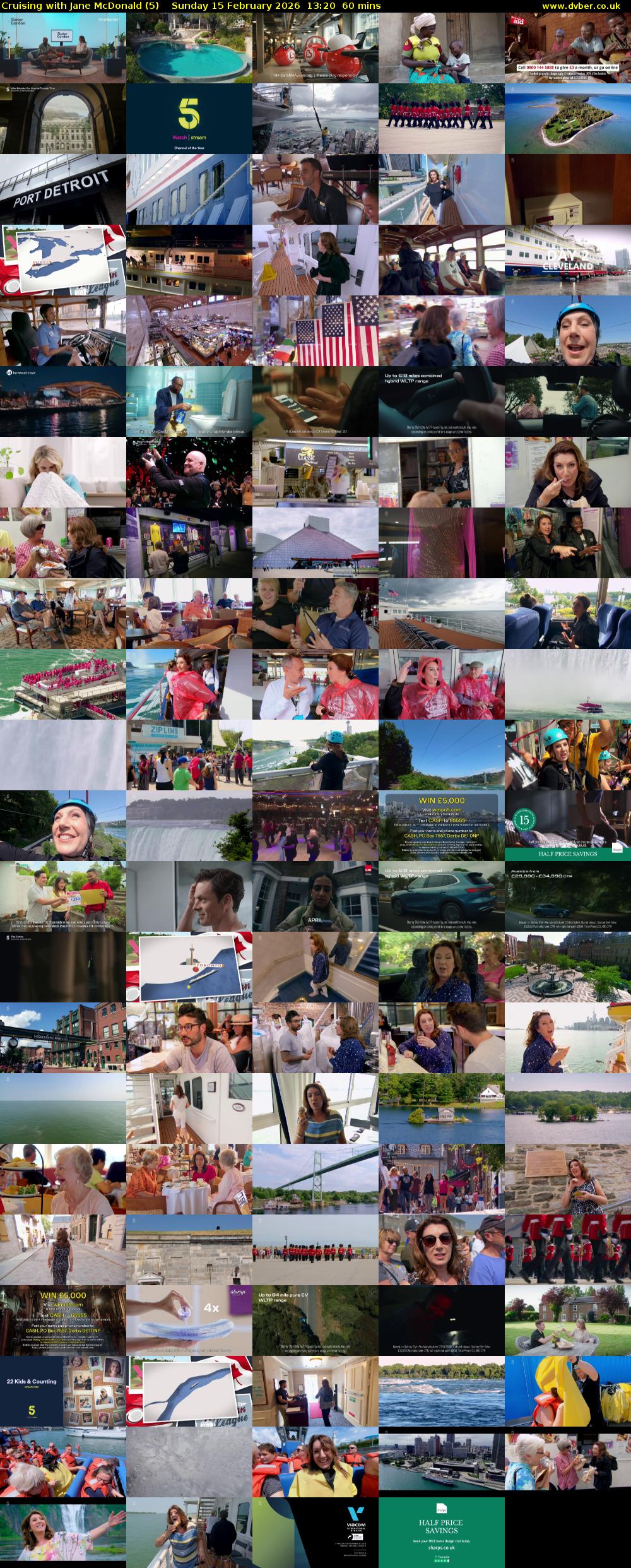 Cruising with Jane McDonald (5) Sunday 15 February 2026 13:20 - 14:20