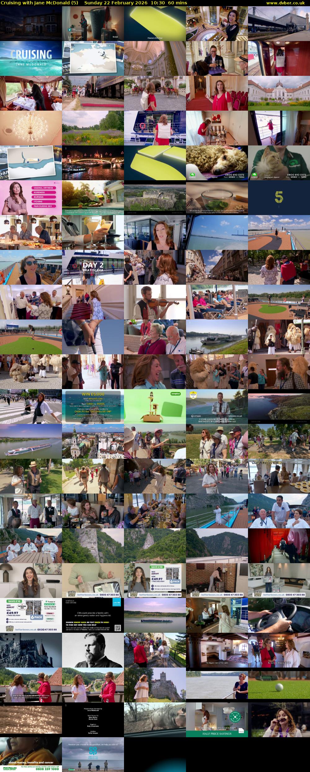 Cruising with Jane McDonald (5) Sunday 22 February 2026 10:30 - 11:30