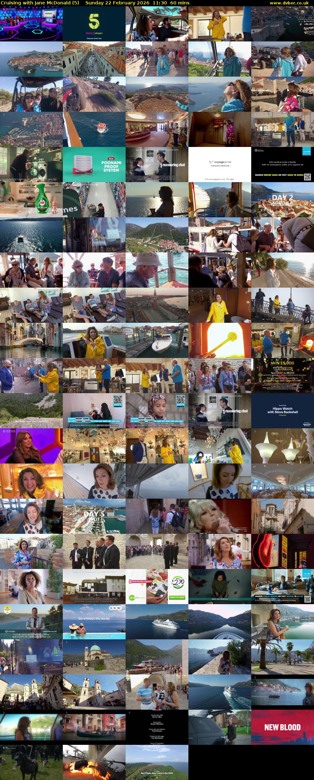 Cruising with Jane McDonald (5) Sunday 22 February 2026 11:30 - 12:30