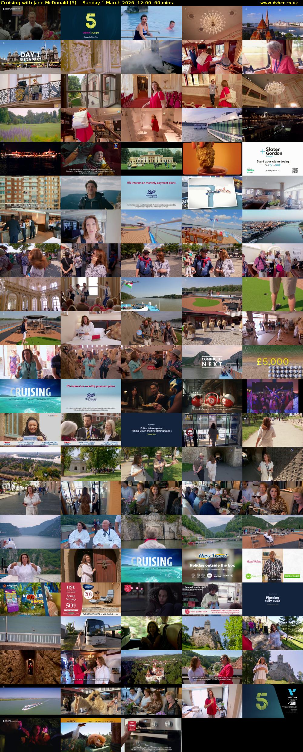 Cruising with Jane McDonald (5) Sunday 1 March 2026 12:00 - 13:00