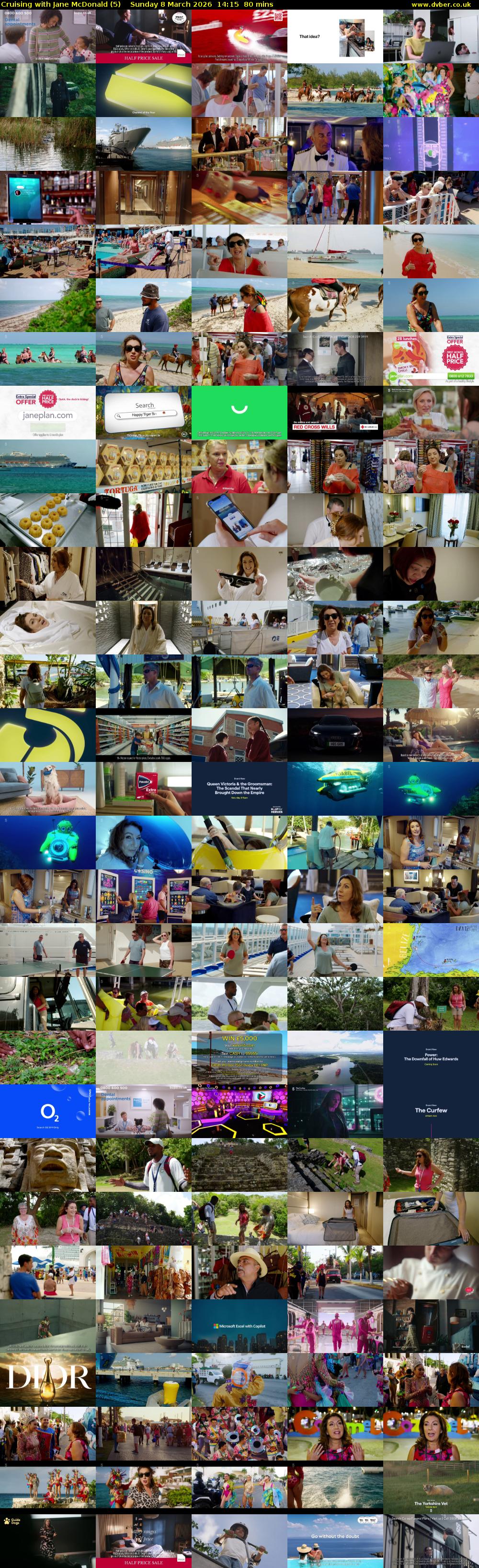 Cruising with Jane McDonald (5) Sunday 8 March 2026 14:15 - 15:35