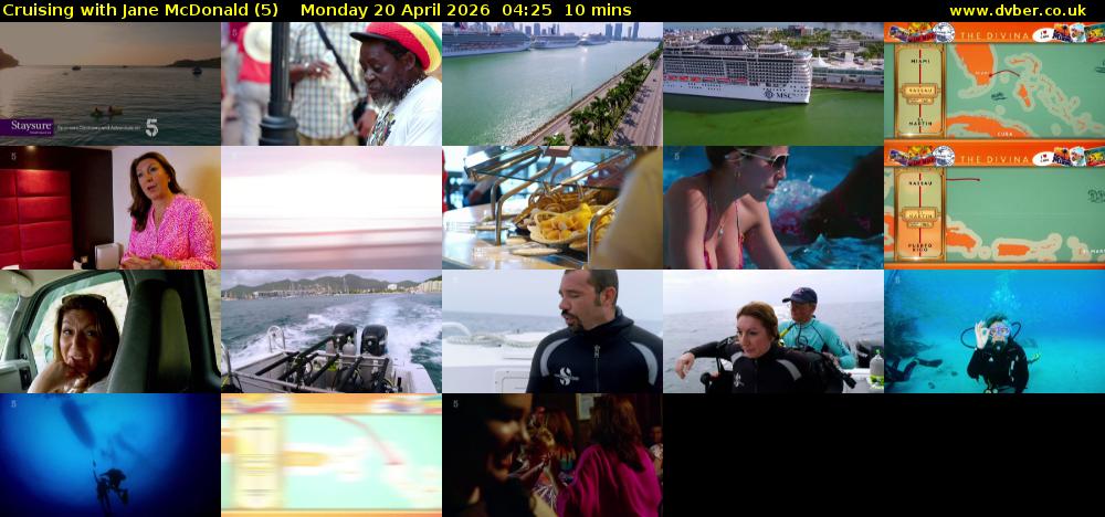 Cruising with Jane McDonald (5) Monday 20 April 2026 04:25 - 04:35