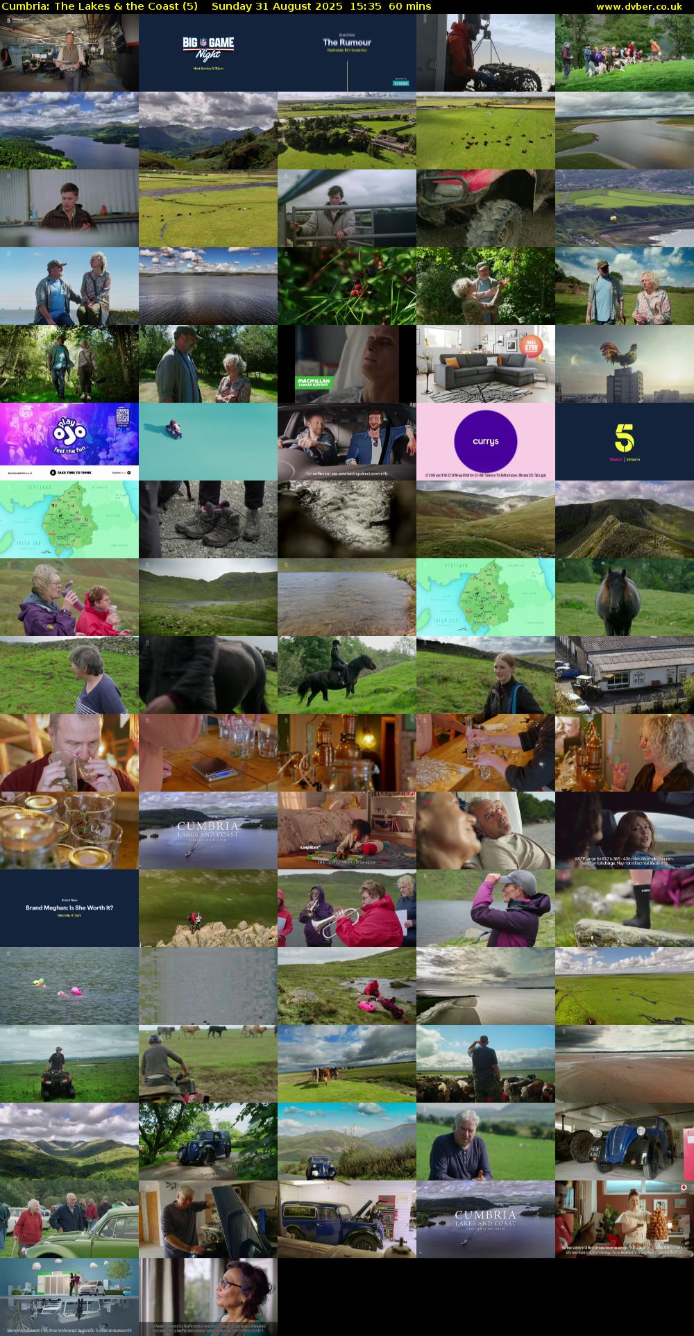 Cumbria: The Lakes & the Coast (5) Sunday 31 August 2025 15:35 - 16:35