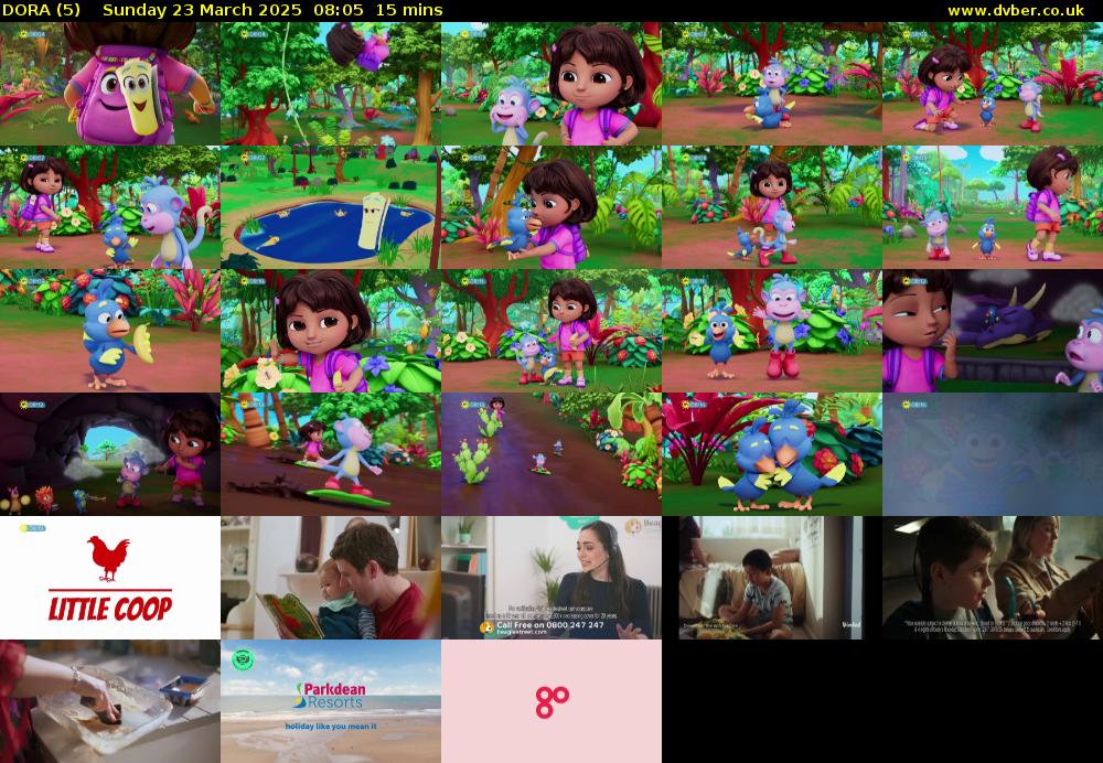 DORA (5) Sunday 23 March 2025 08:05 - 08:20