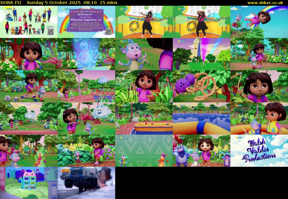 DORA (5) Sunday 5 October 2025 08:10 - 08:25