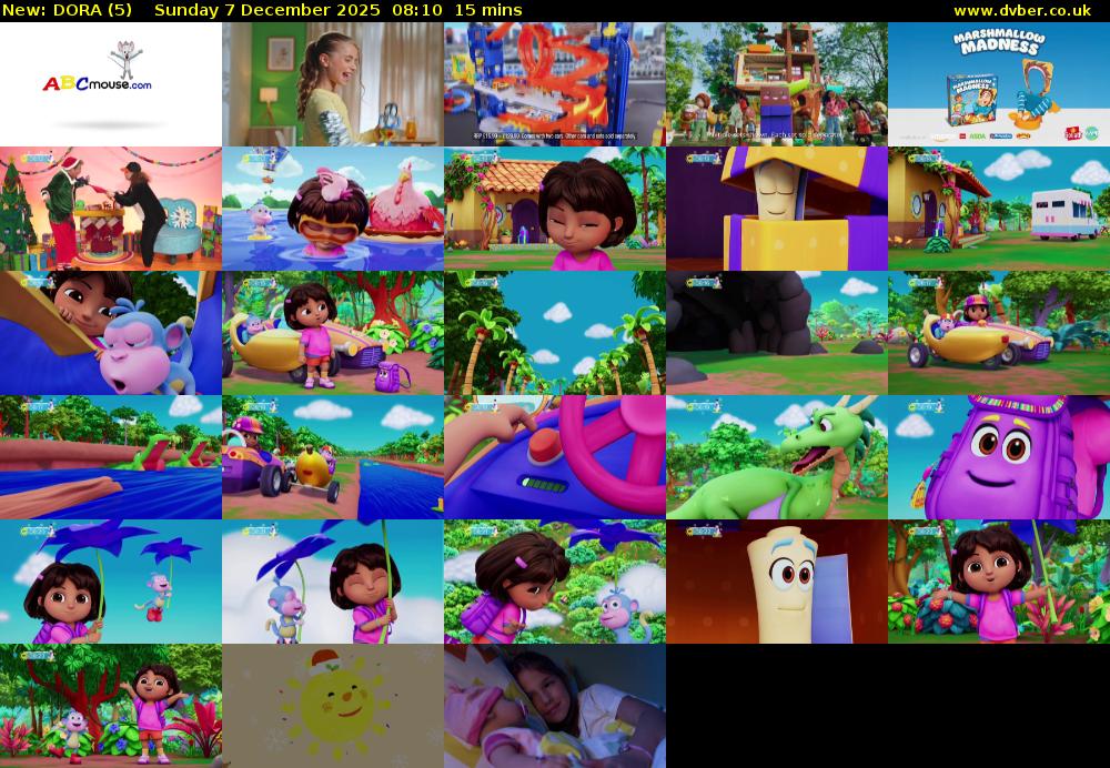 DORA (5) Sunday 7 December 2025 08:10 - 08:25