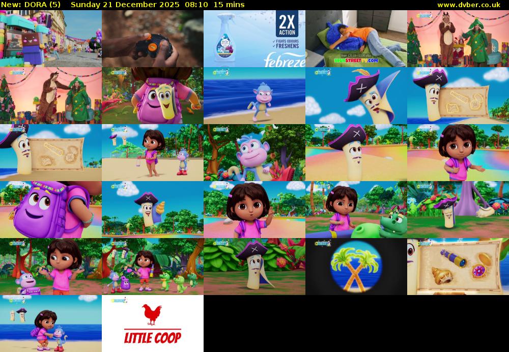 DORA (5) Sunday 21 December 2025 08:10 - 08:25
