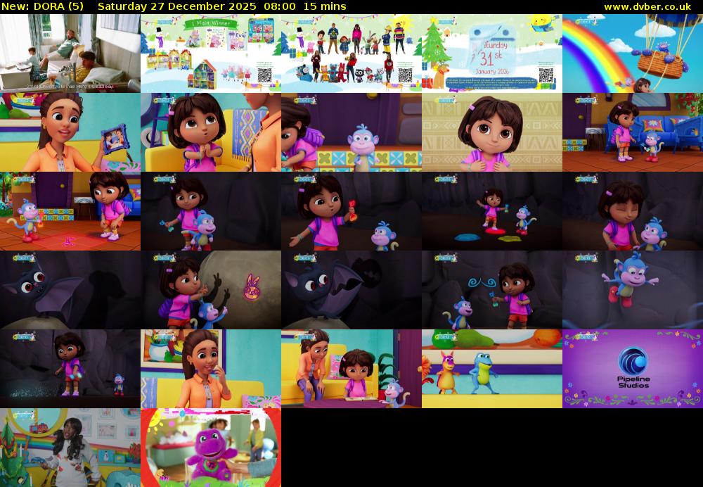 DORA (5) Saturday 27 December 2025 08:00 - 08:15