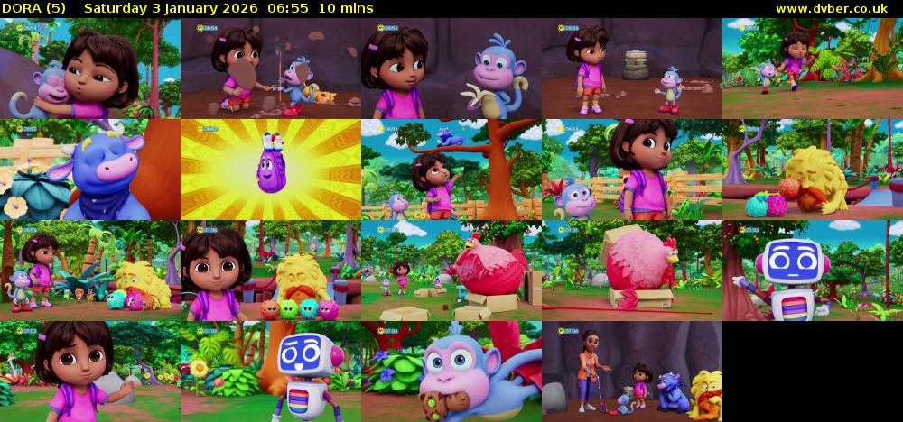 DORA (5) Saturday 3 January 2026 06:55 - 07:05