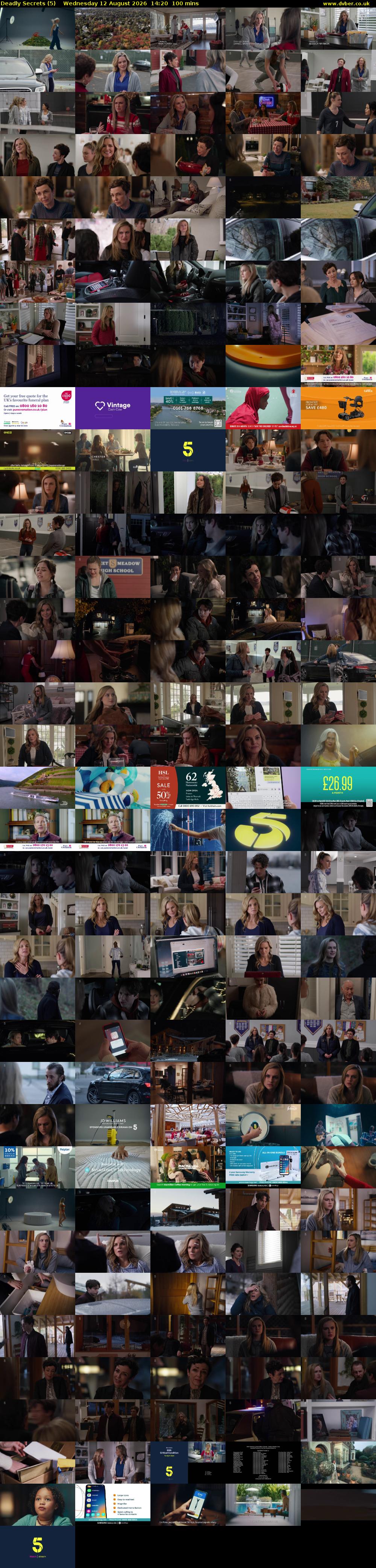 Deadly Secrets (5) Wednesday 12 August 2026 14:20 - 16:00