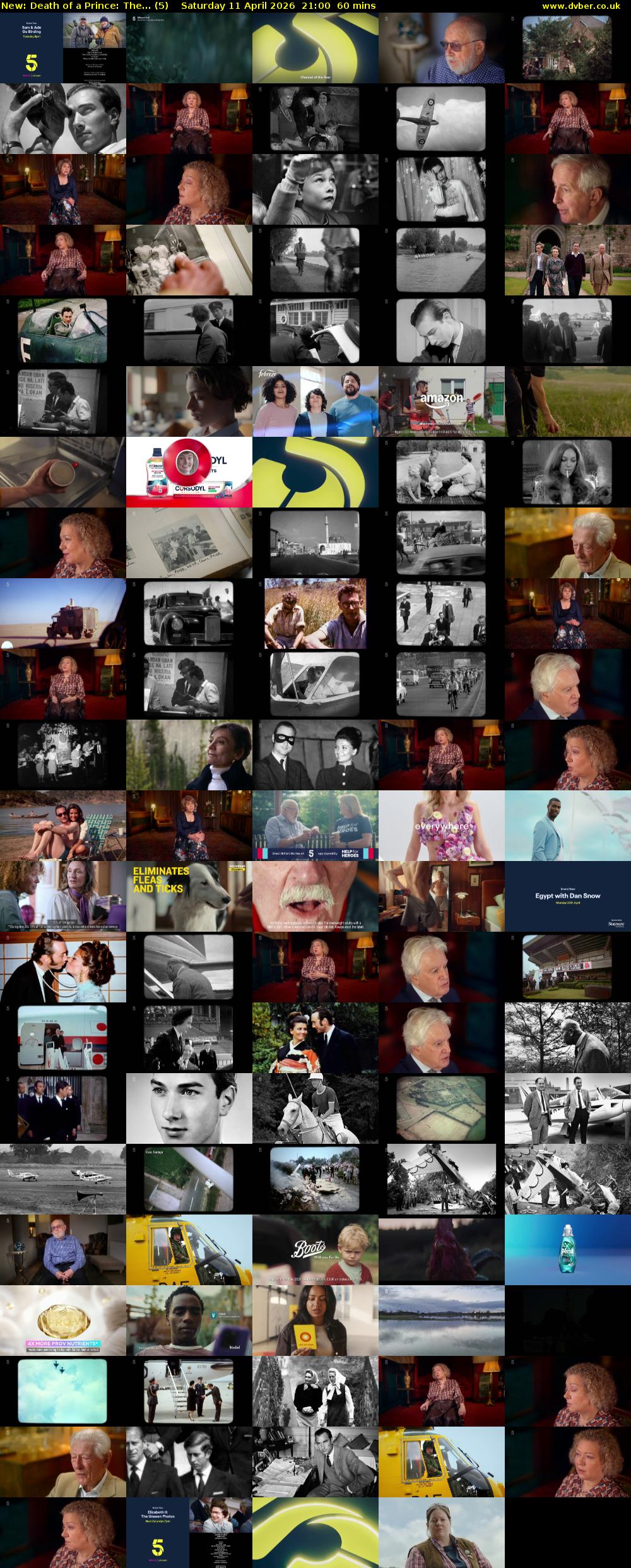 Death of a Prince: The... (5) Saturday 11 April 2026 21:00 - 22:00