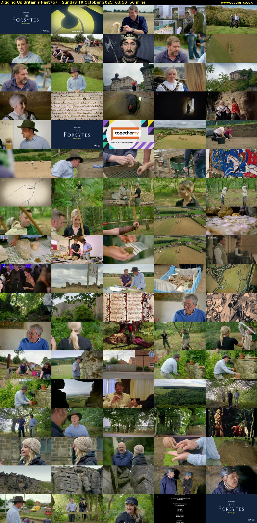 Digging Up Britain's Past (5) Sunday 19 October 2025 03:50 - 04:40