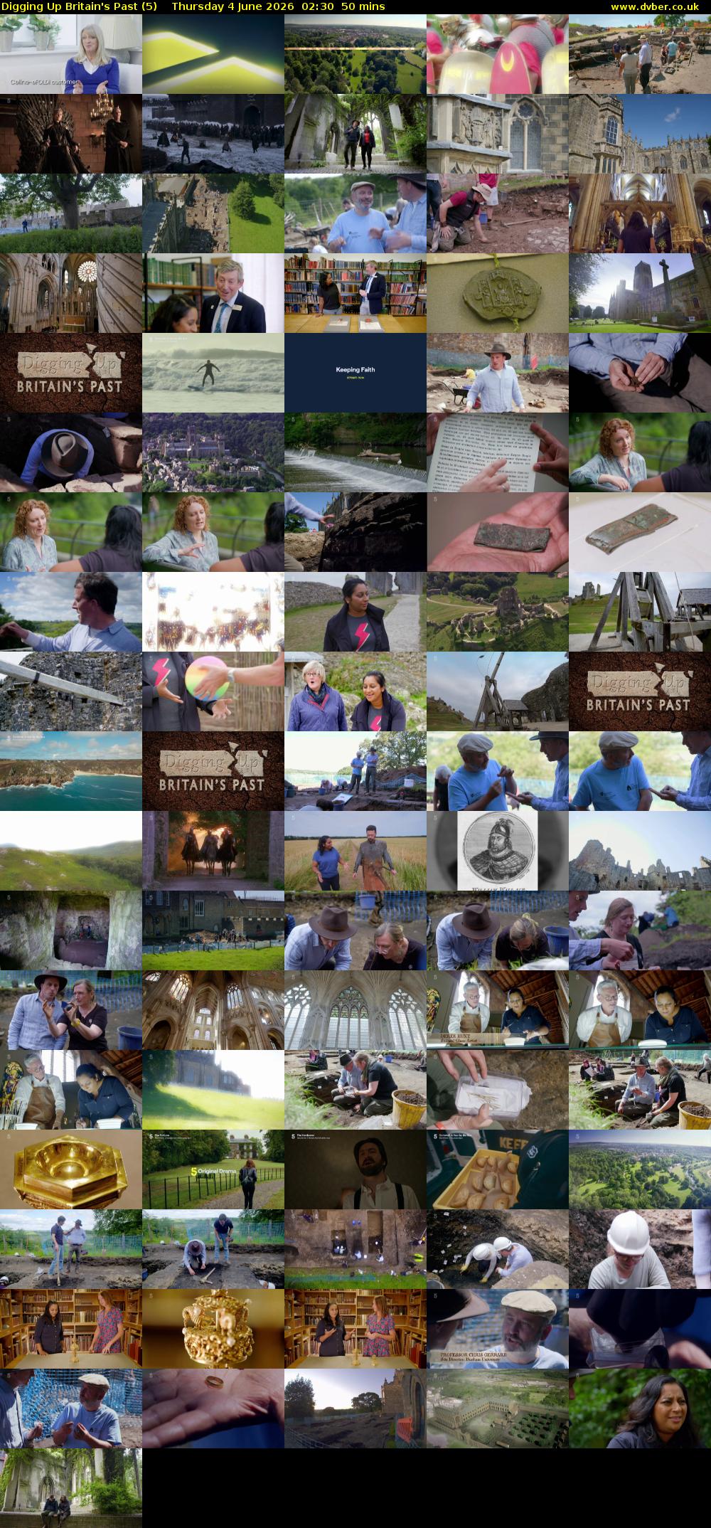Digging Up Britain's Past (5) Thursday 4 June 2026 02:30 - 03:20