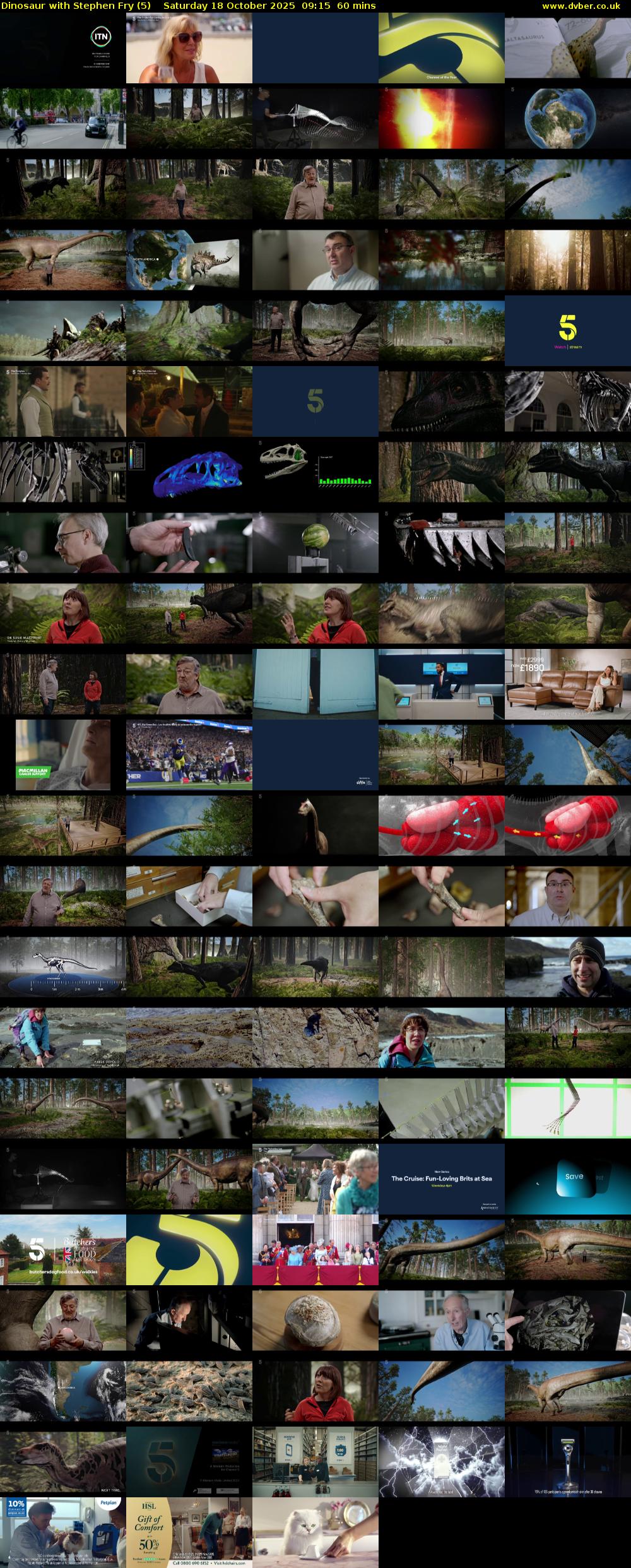 Dinosaur with Stephen Fry (5) Saturday 18 October 2025 09:15 - 10:15