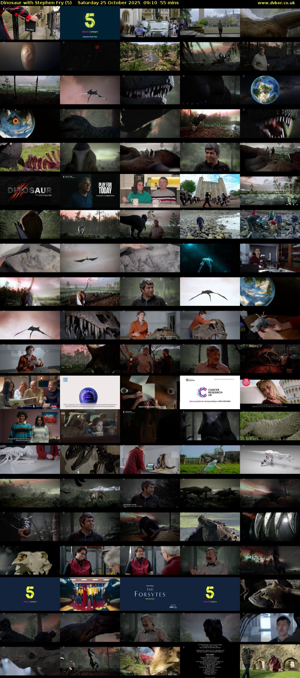 Dinosaur with Stephen Fry (5) Saturday 25 October 2025 09:10 - 10:05