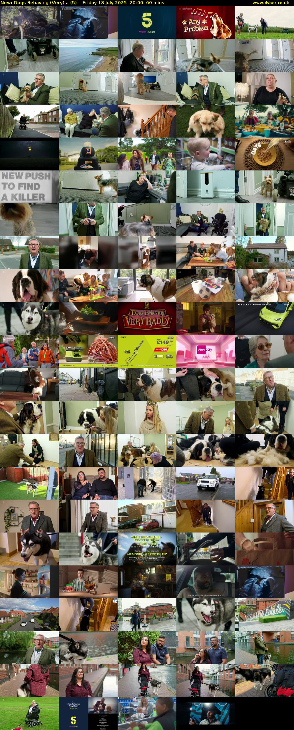 Dogs Behaving (Very)... (5) Friday 18 July 2025 20:00 - 21:00