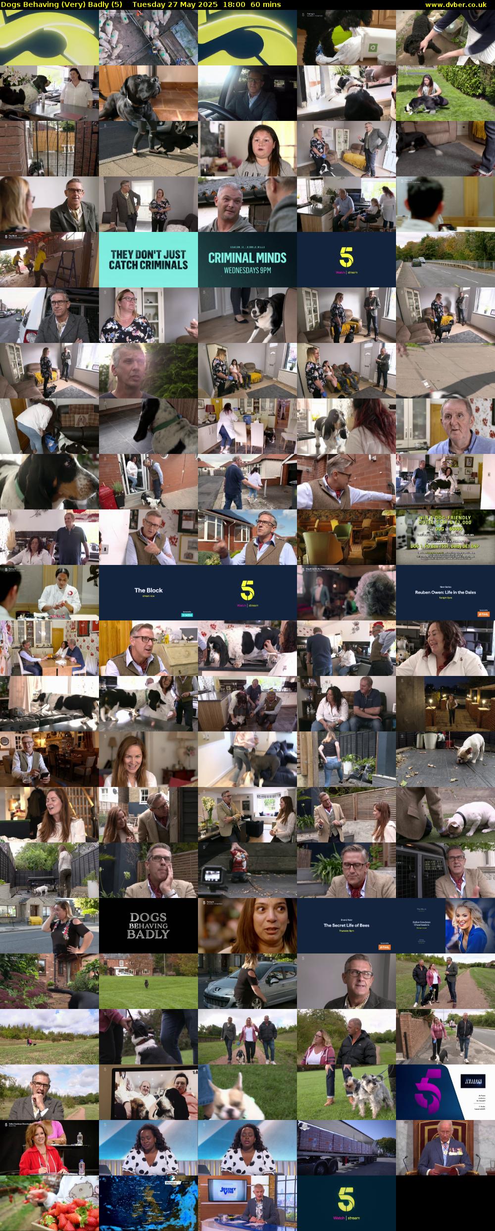 Dogs Behaving (Very) Badly (5) Tuesday 27 May 2025 18:00 - 19:00