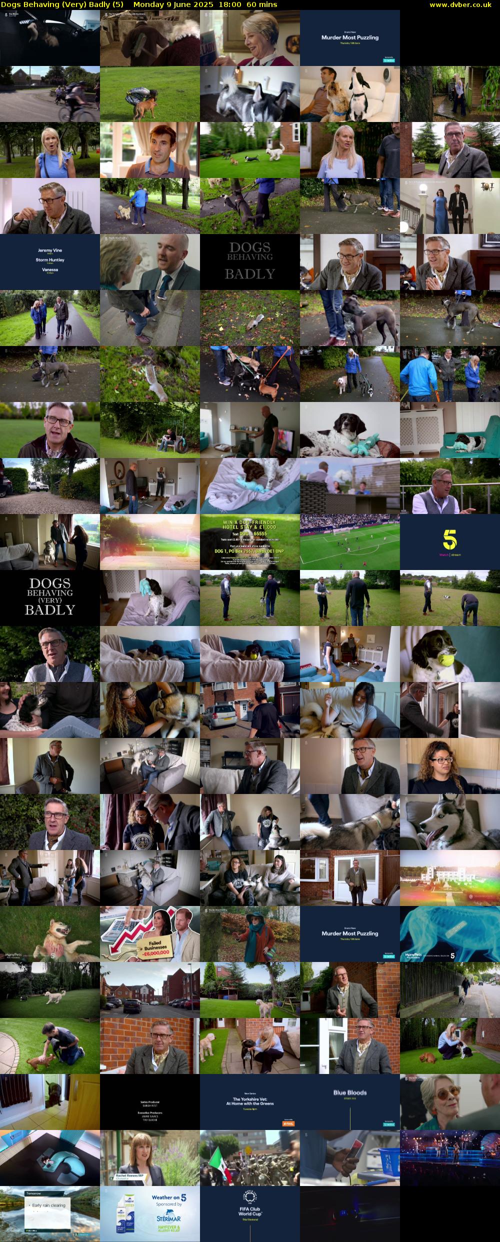 Dogs Behaving (Very) Badly (5) Monday 9 June 2025 18:00 - 19:00