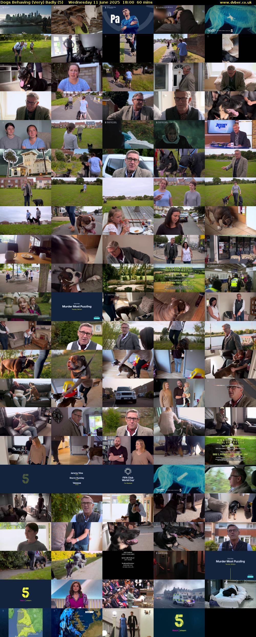 Dogs Behaving (Very) Badly (5) Wednesday 11 June 2025 18:00 - 19:00