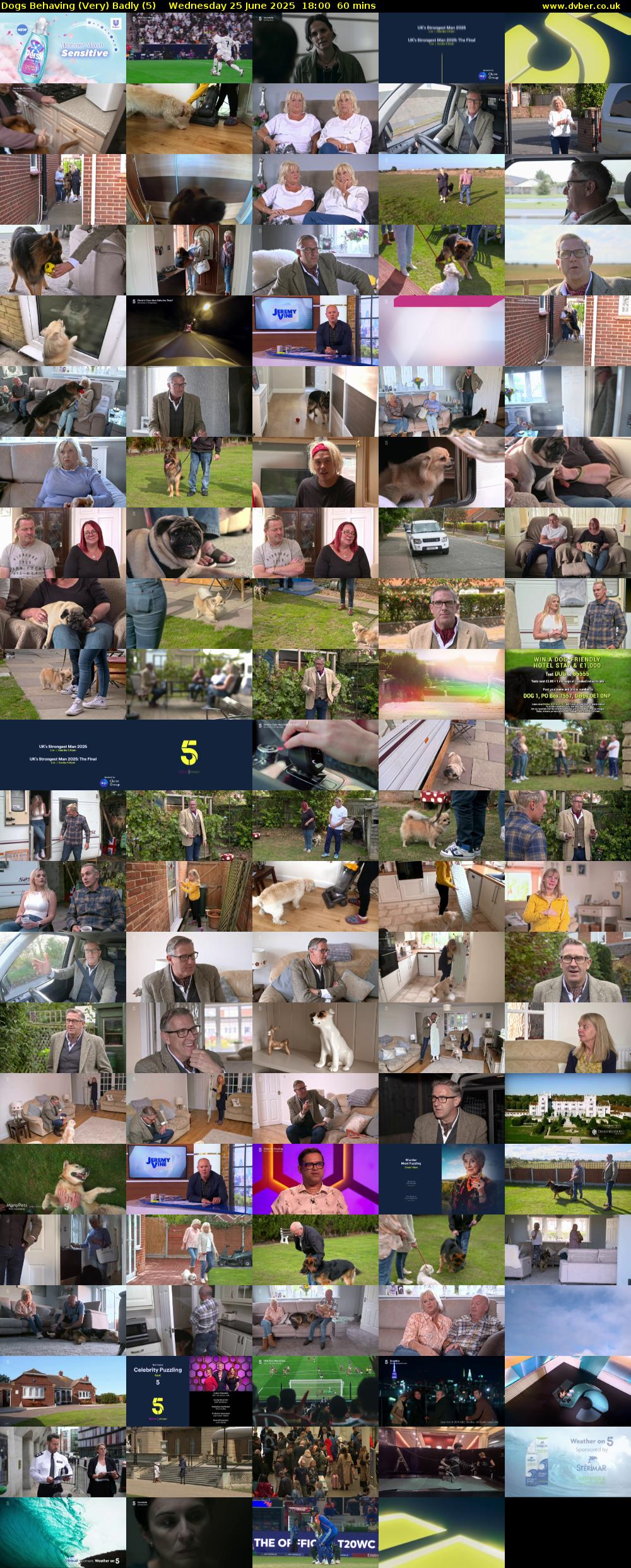 Dogs Behaving (Very) Badly (5) Wednesday 25 June 2025 18:00 - 19:00