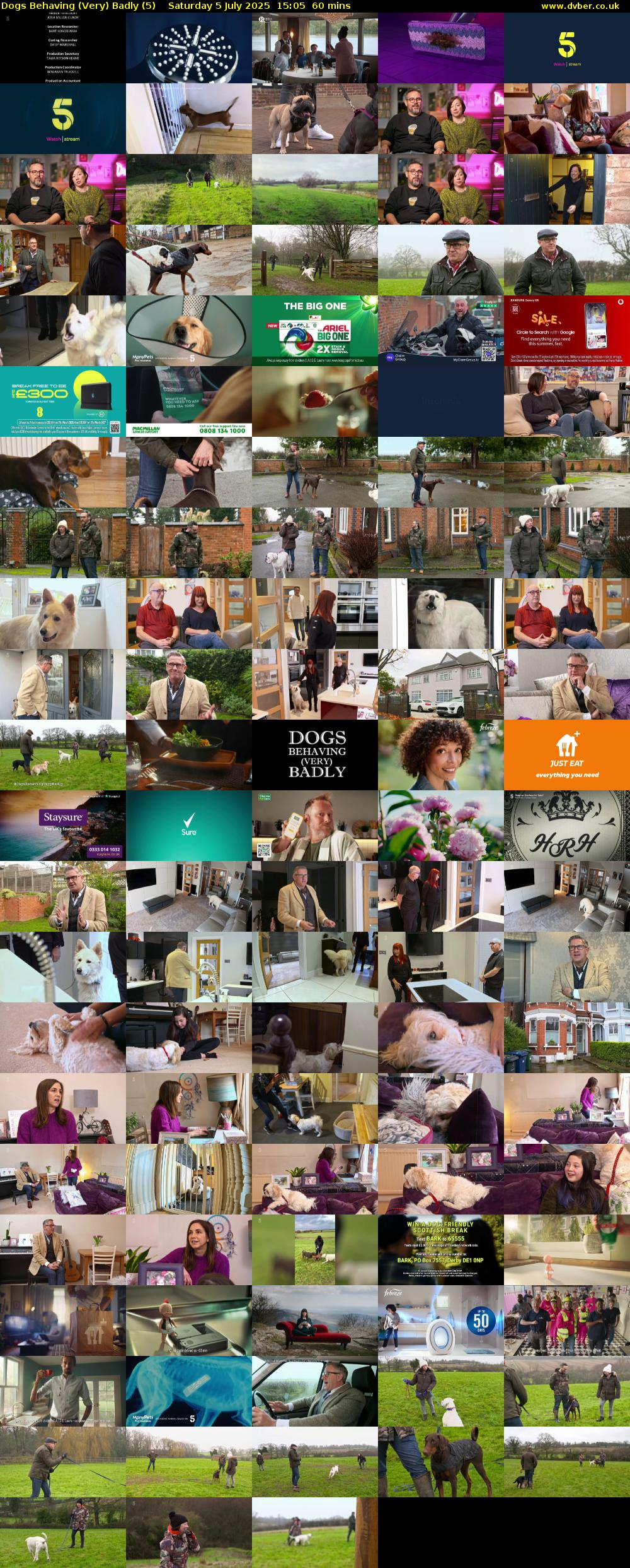 Dogs Behaving (Very) Badly (5) Saturday 5 July 2025 15:05 - 16:05