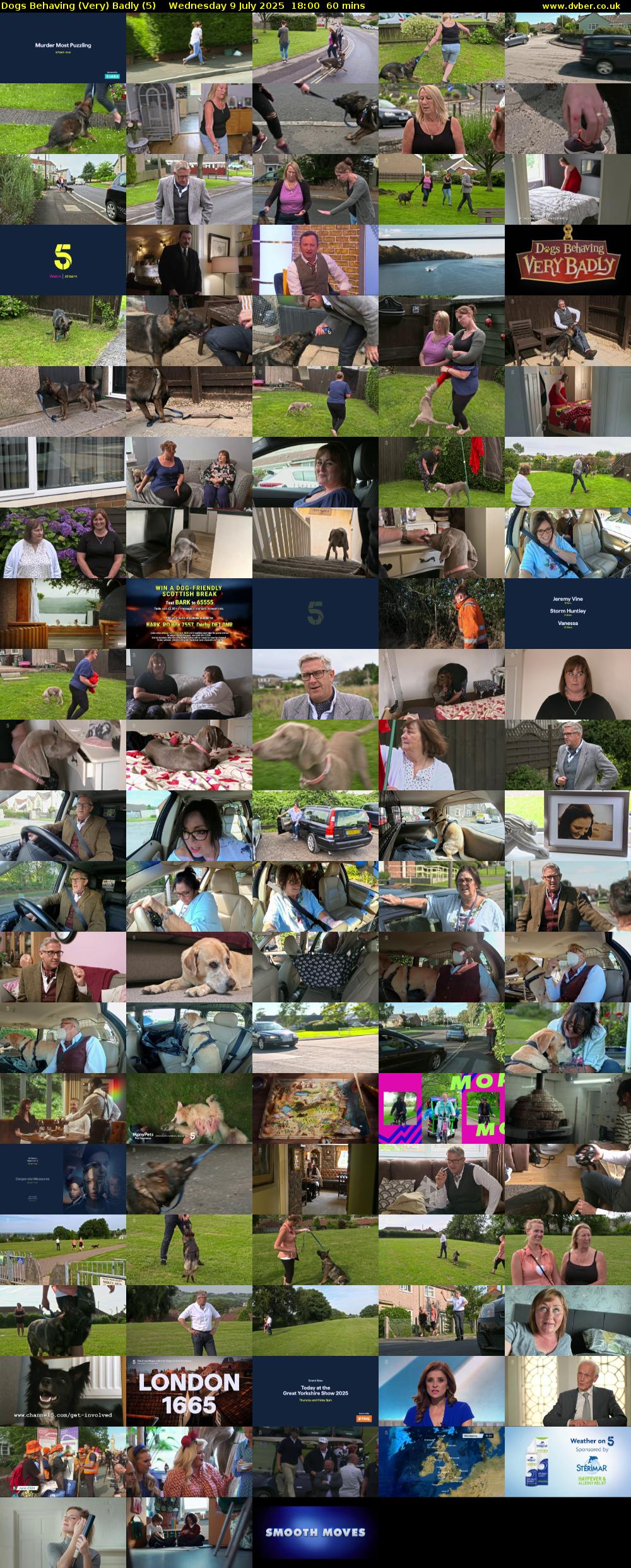 Dogs Behaving (Very) Badly (5) Wednesday 9 July 2025 18:00 - 19:00