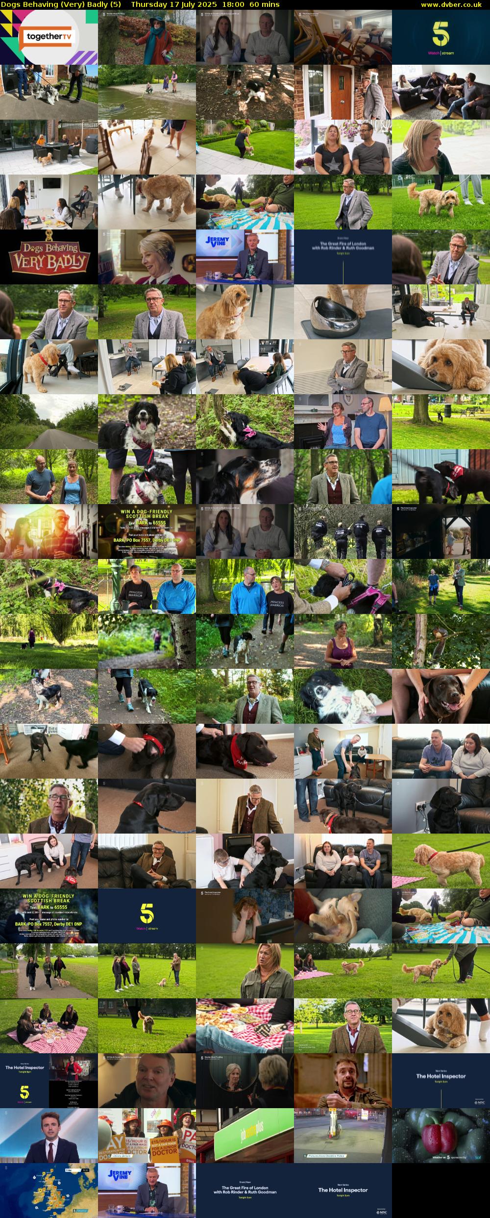 Dogs Behaving (Very) Badly (5) Thursday 17 July 2025 18:00 - 19:00