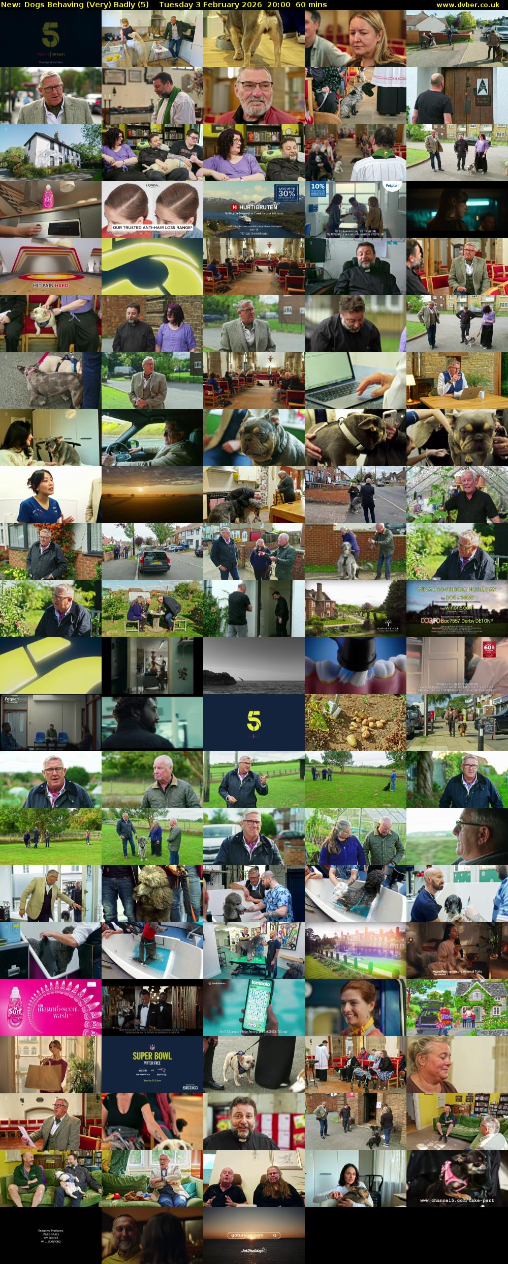 Dogs Behaving (Very) Badly (5) Tuesday 3 February 2026 20:00 - 21:00