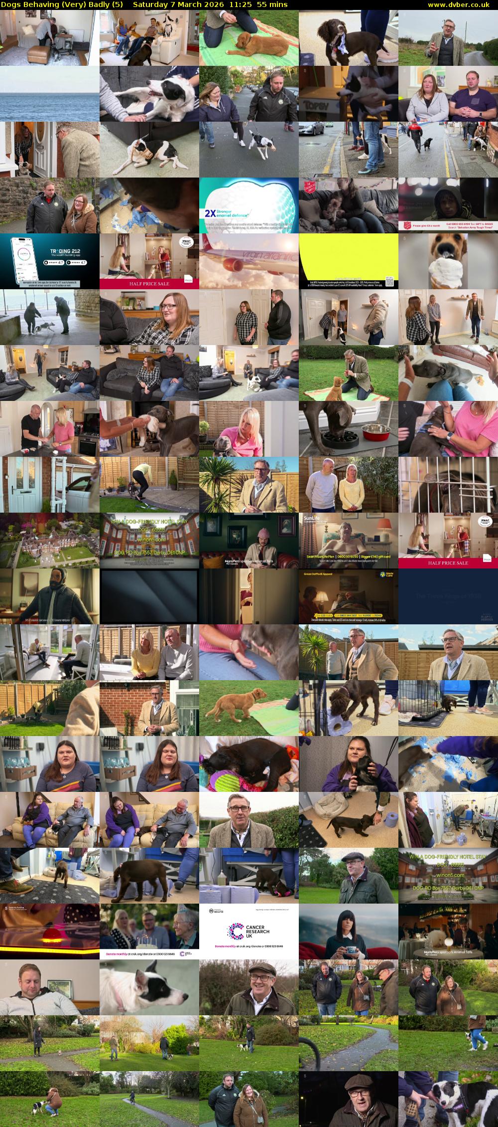 Dogs Behaving (Very) Badly (5) Saturday 7 March 2026 11:25 - 12:20
