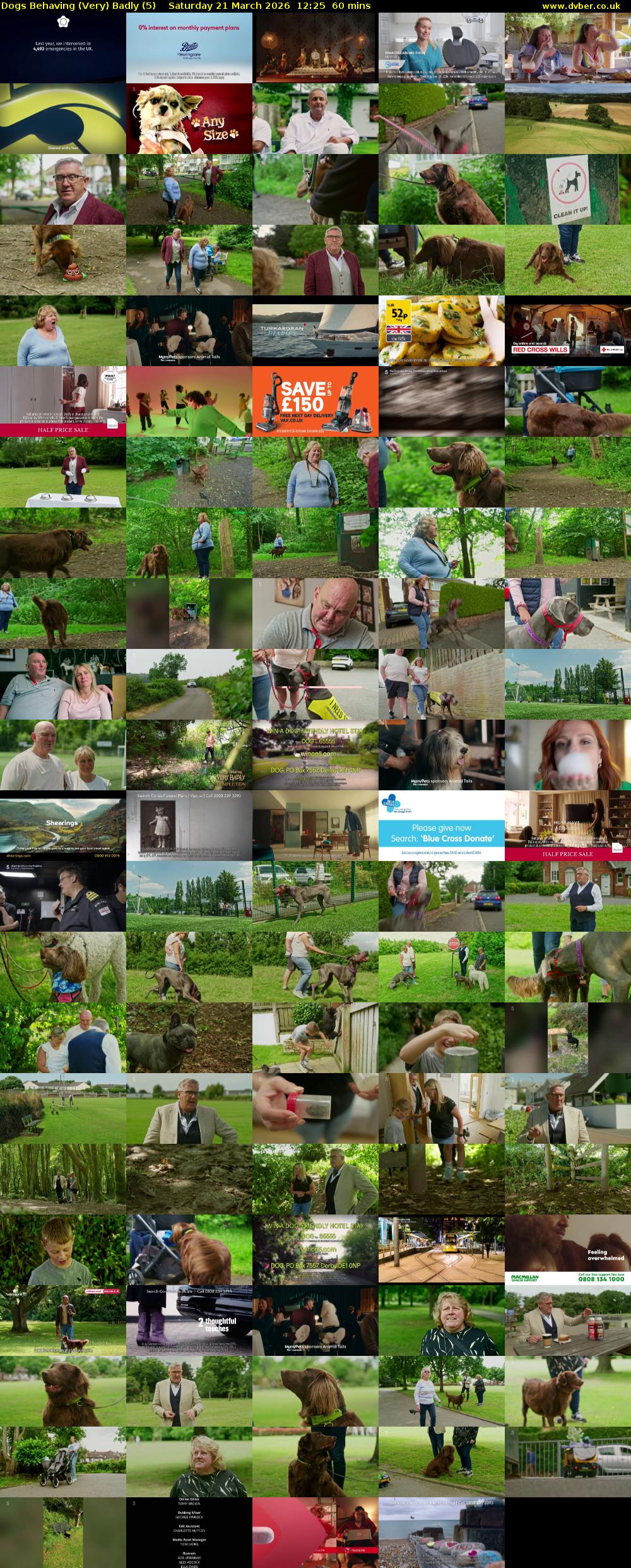 Dogs Behaving (Very) Badly (5) Saturday 21 March 2026 12:25 - 13:25