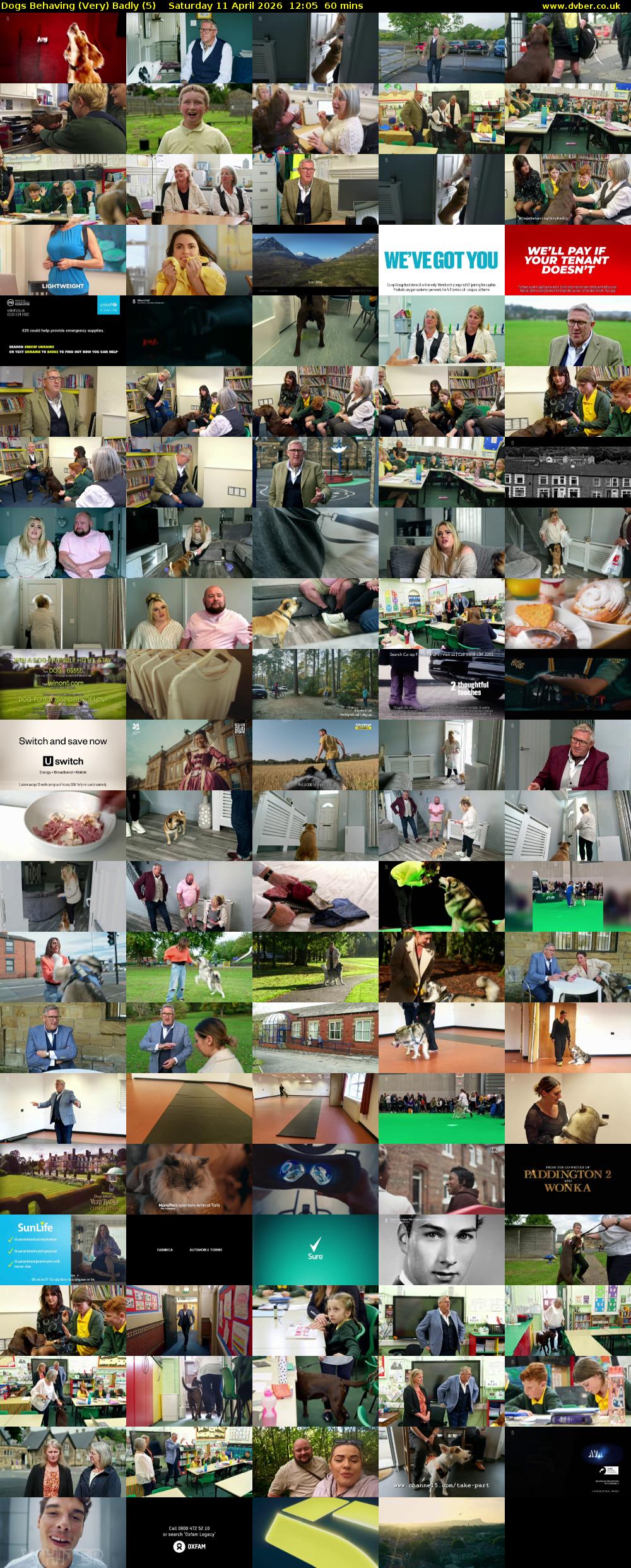 Dogs Behaving (Very) Badly (5) Saturday 11 April 2026 12:05 - 13:05