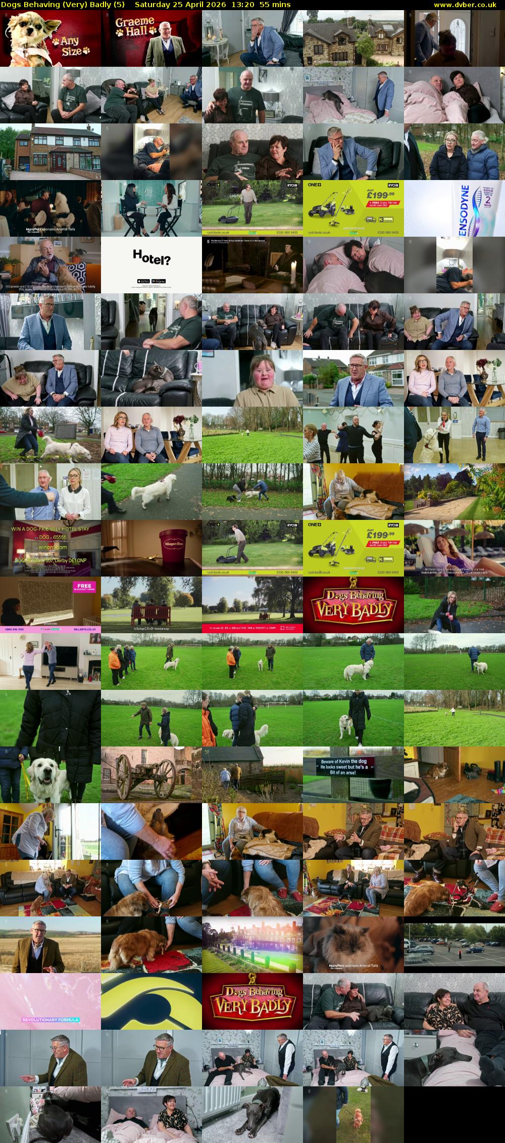 Dogs Behaving (Very) Badly (5) Saturday 25 April 2026 13:20 - 14:15