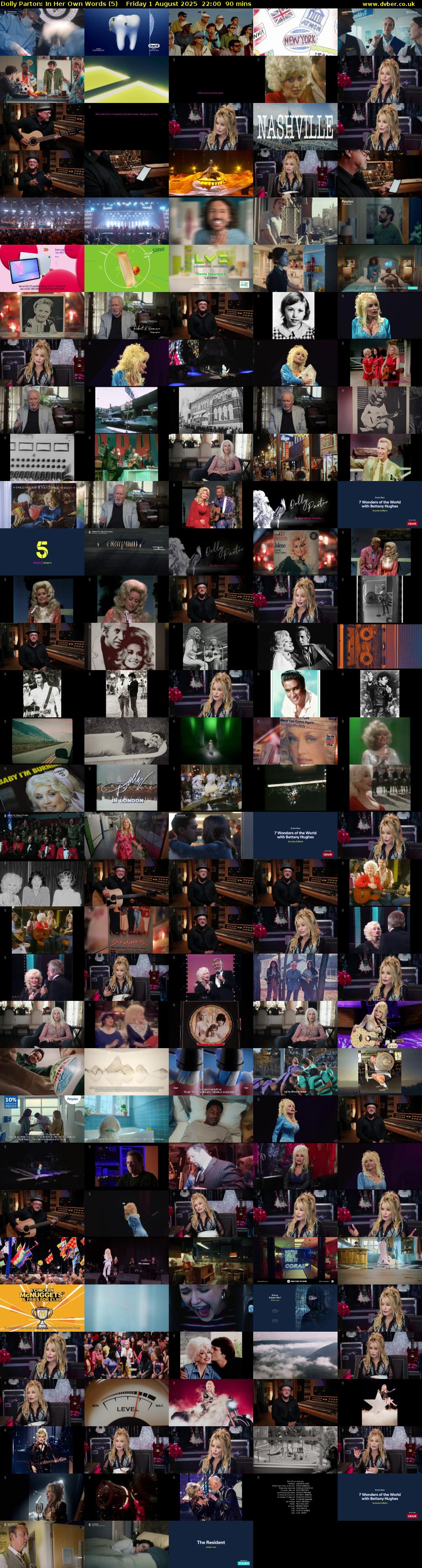 Dolly Parton: In Her Own Words (5) Friday 1 August 2025 22:00 - 23:30