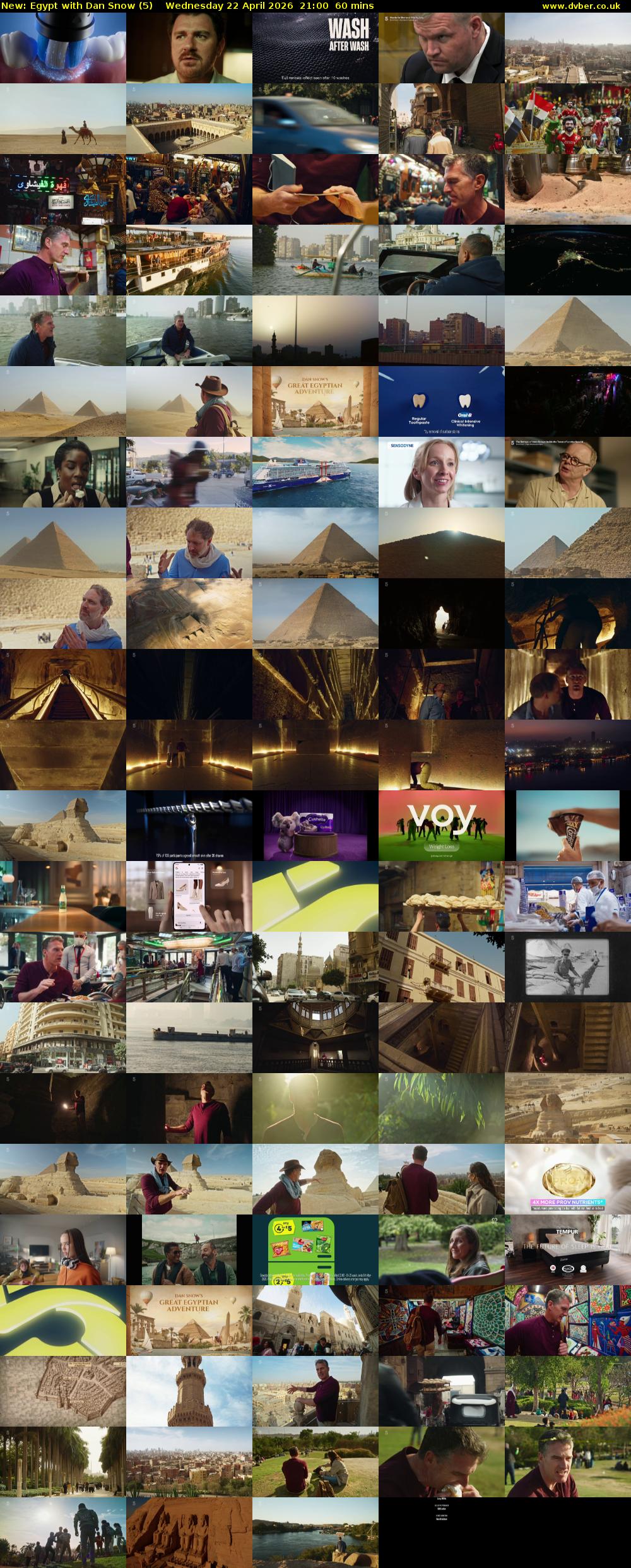 Egypt with Dan Snow (5) Wednesday 22 April 2026 21:00 - 22:00
