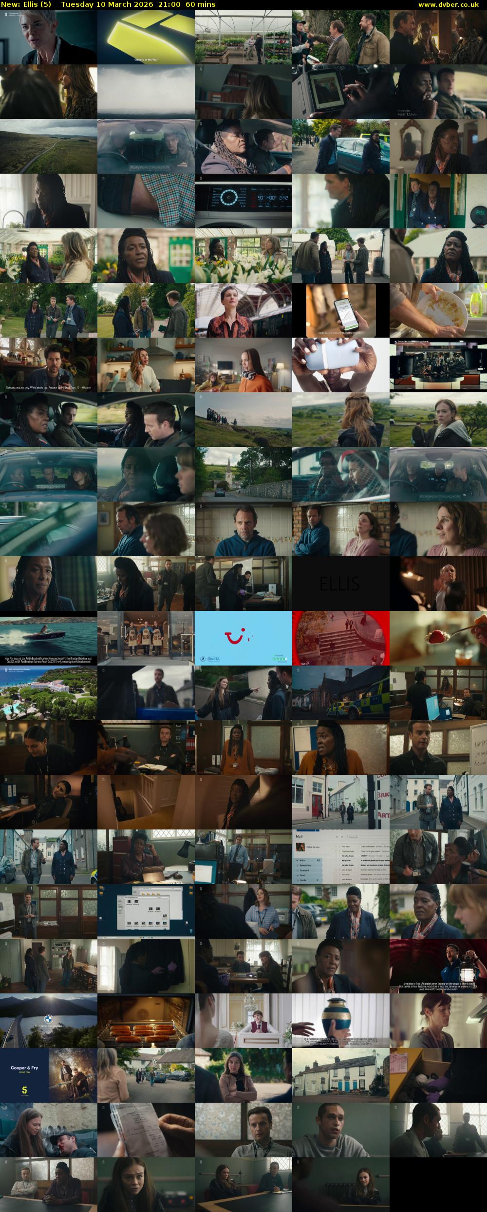 Ellis (5) Tuesday 10 March 2026 21:00 - 22:00