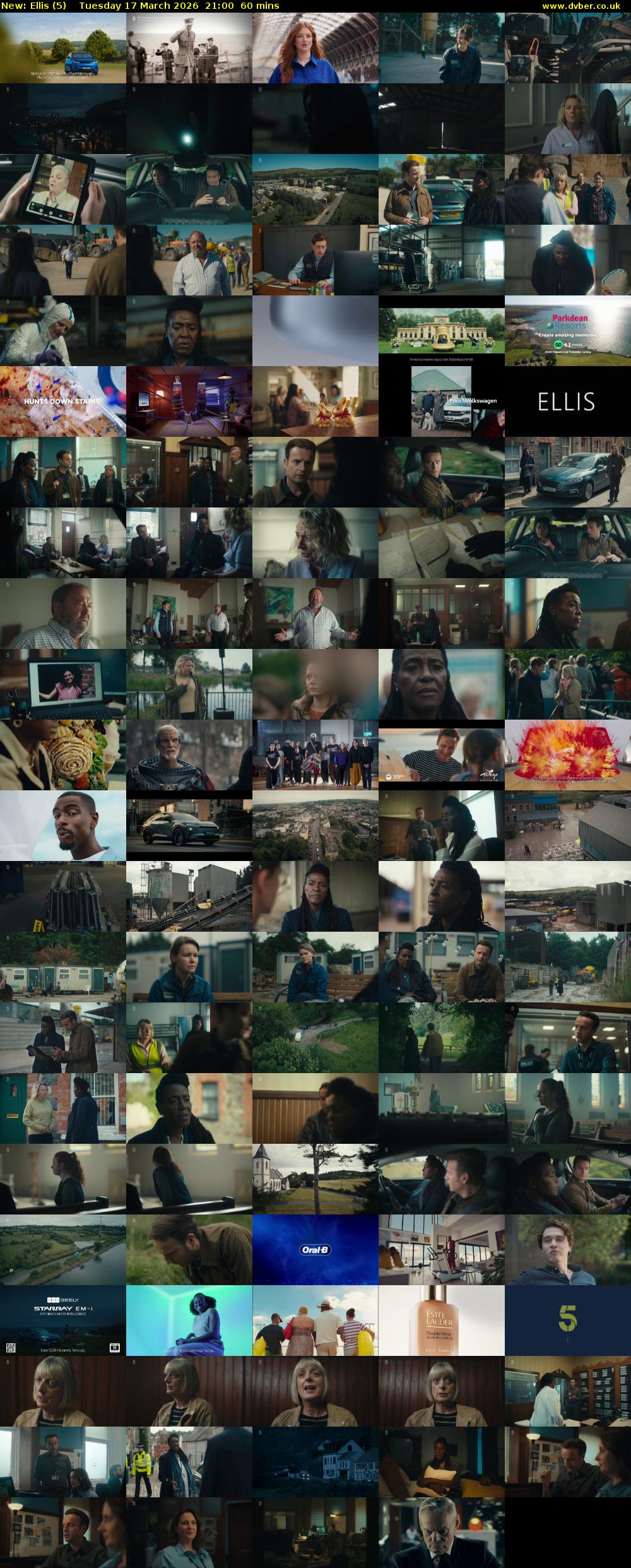 Ellis (5) Tuesday 17 March 2026 21:00 - 22:00