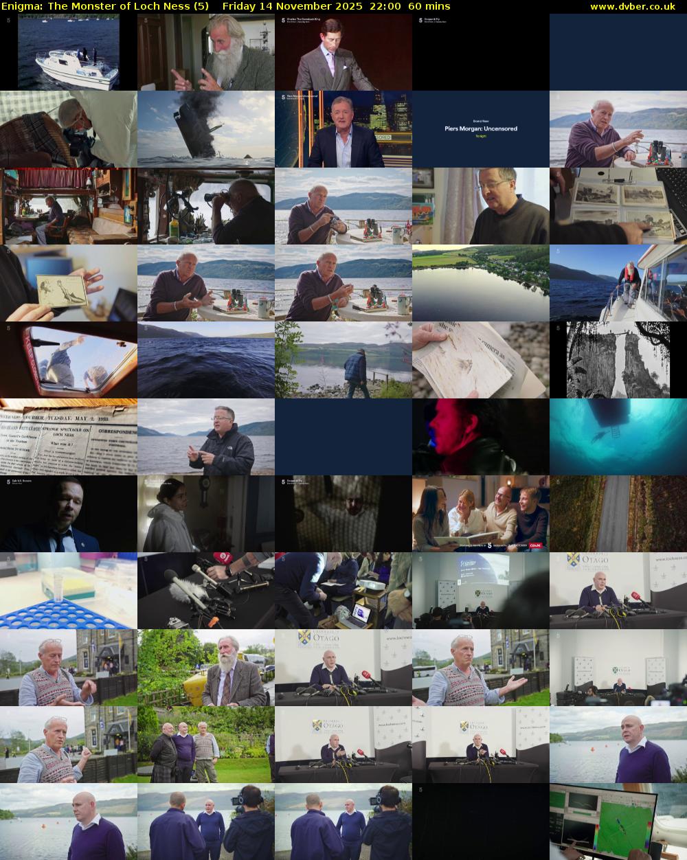 Enigma: The Monster of Loch Ness (5) Friday 14 November 2025 22:00 - 23:00
