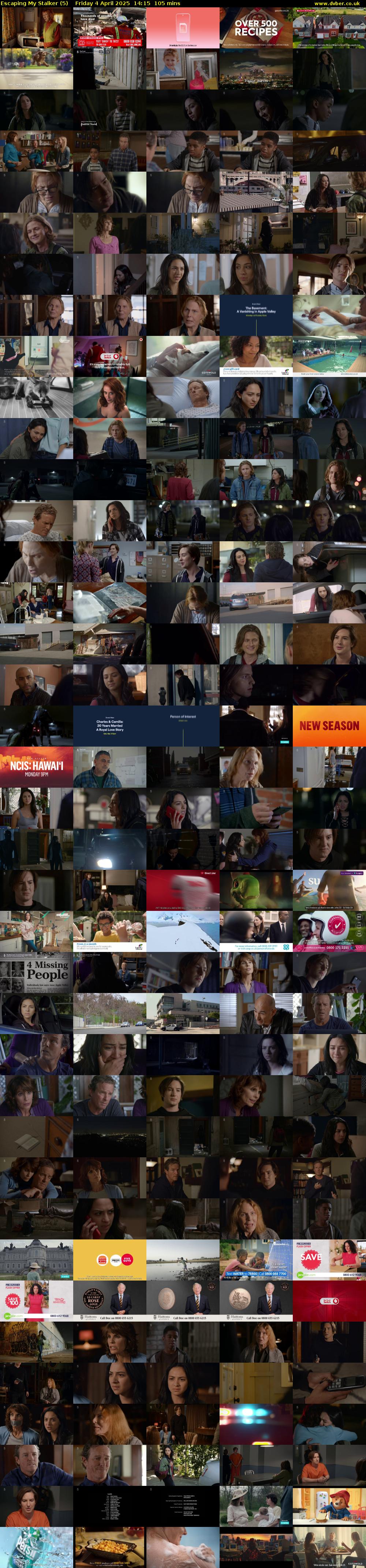 Escaping My Stalker (5) Friday 4 April 2025 14:15 - 16:00