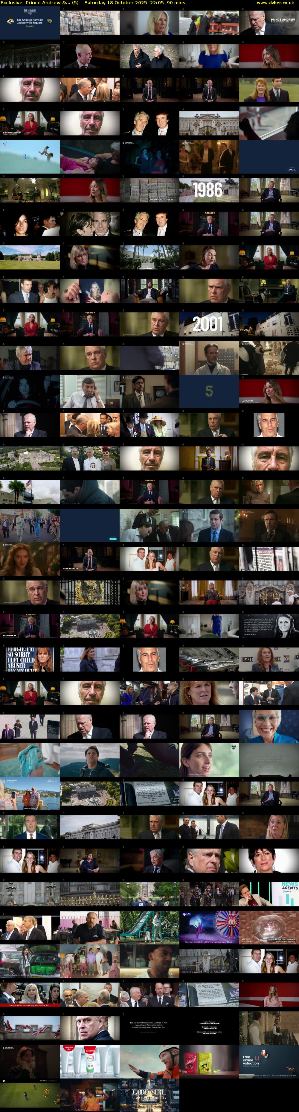 Exclusive: Prince Andrew &... (5) Saturday 18 October 2025 22:05 - 23:35