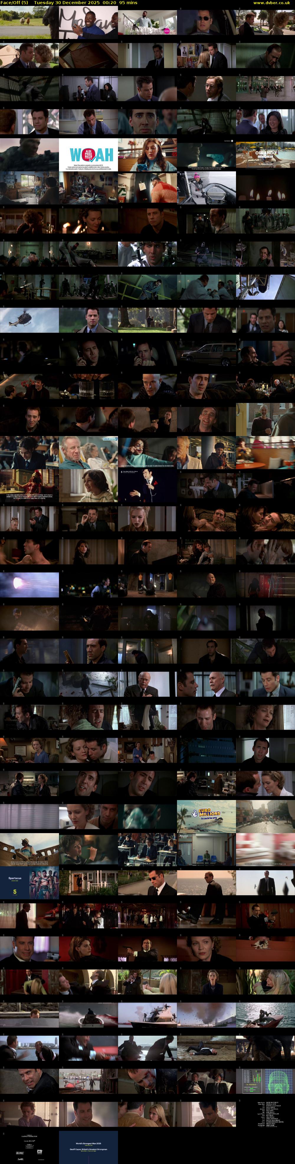 Face/Off (5) Tuesday 30 December 2025 00:20 - 01:55
