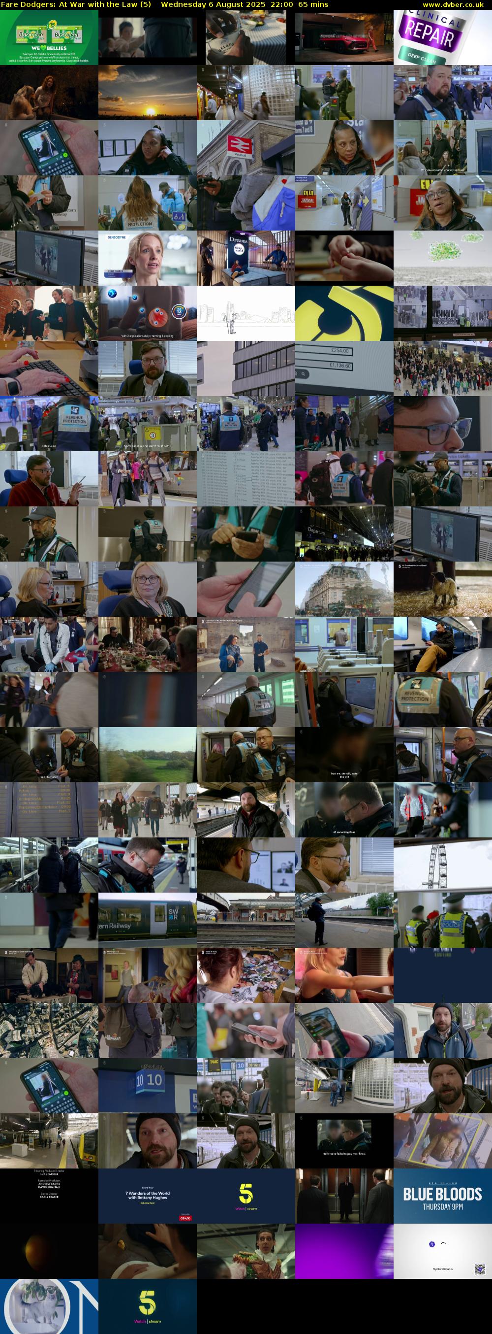 Fare Dodgers: At War with the Law (5) Wednesday 6 August 2025 22:00 - 23:05