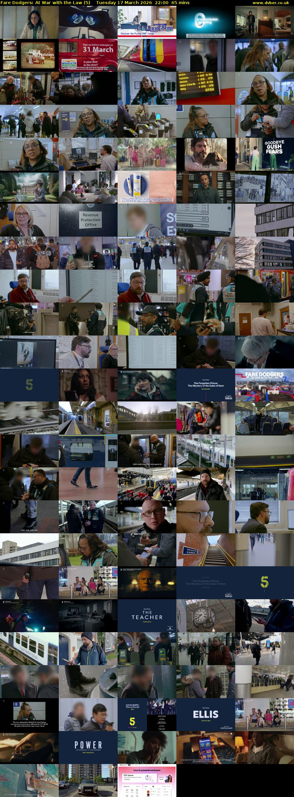 Fare Dodgers: At War with the Law (5) Tuesday 17 March 2026 22:00 - 23:05