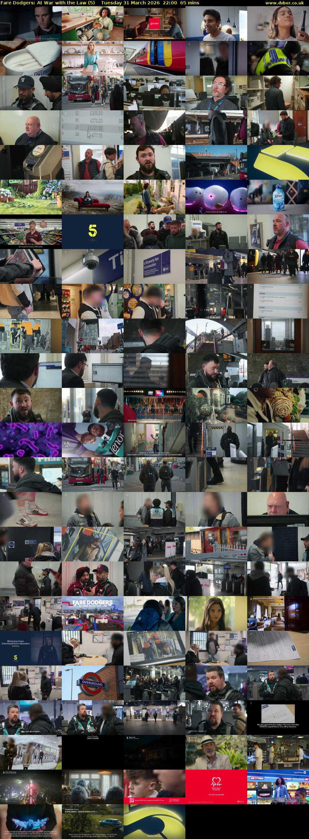 Fare Dodgers: At War with the Law (5) Tuesday 31 March 2026 22:00 - 23:05