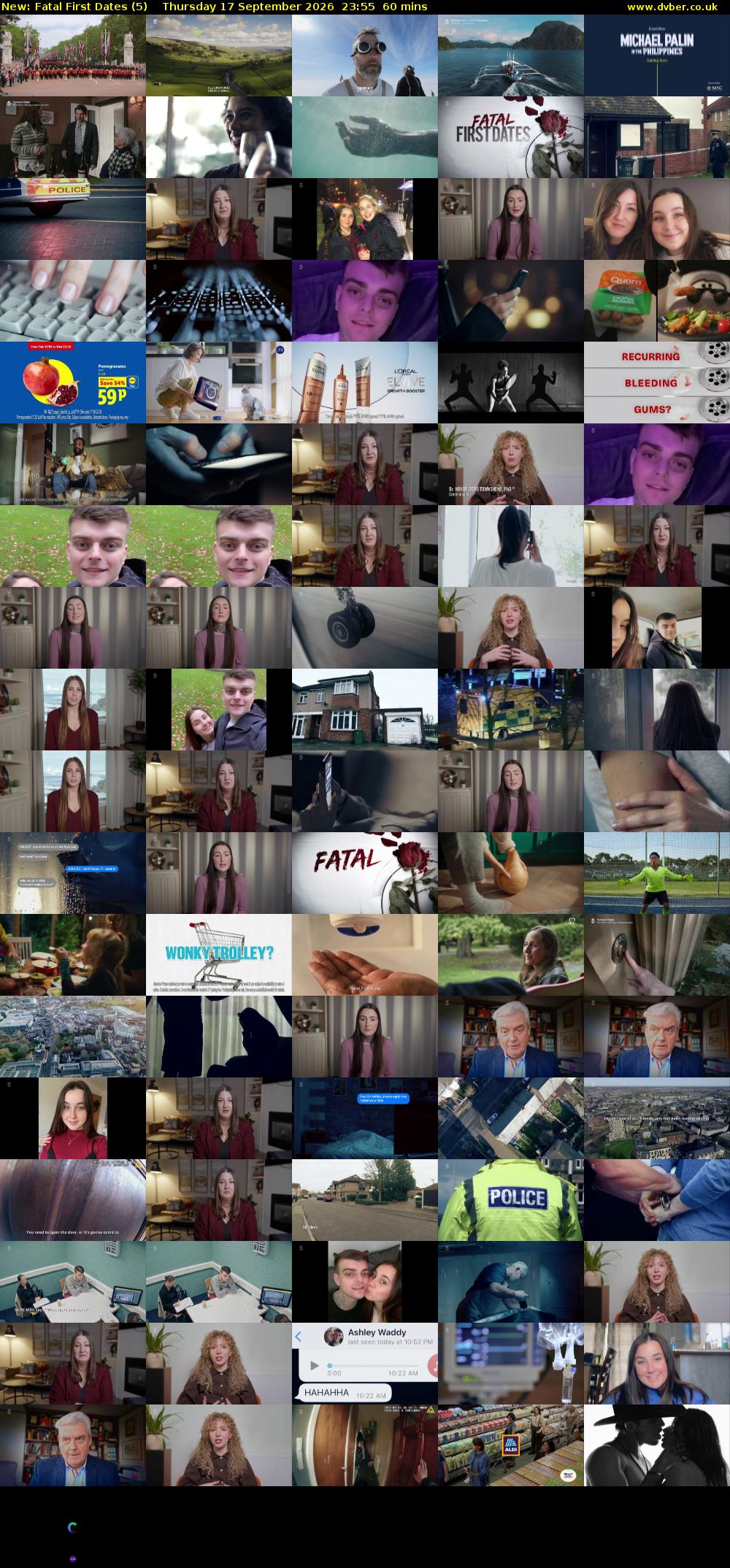 Fatal First Dates (5) Thursday 17 September 2026 23:55 - 00:55