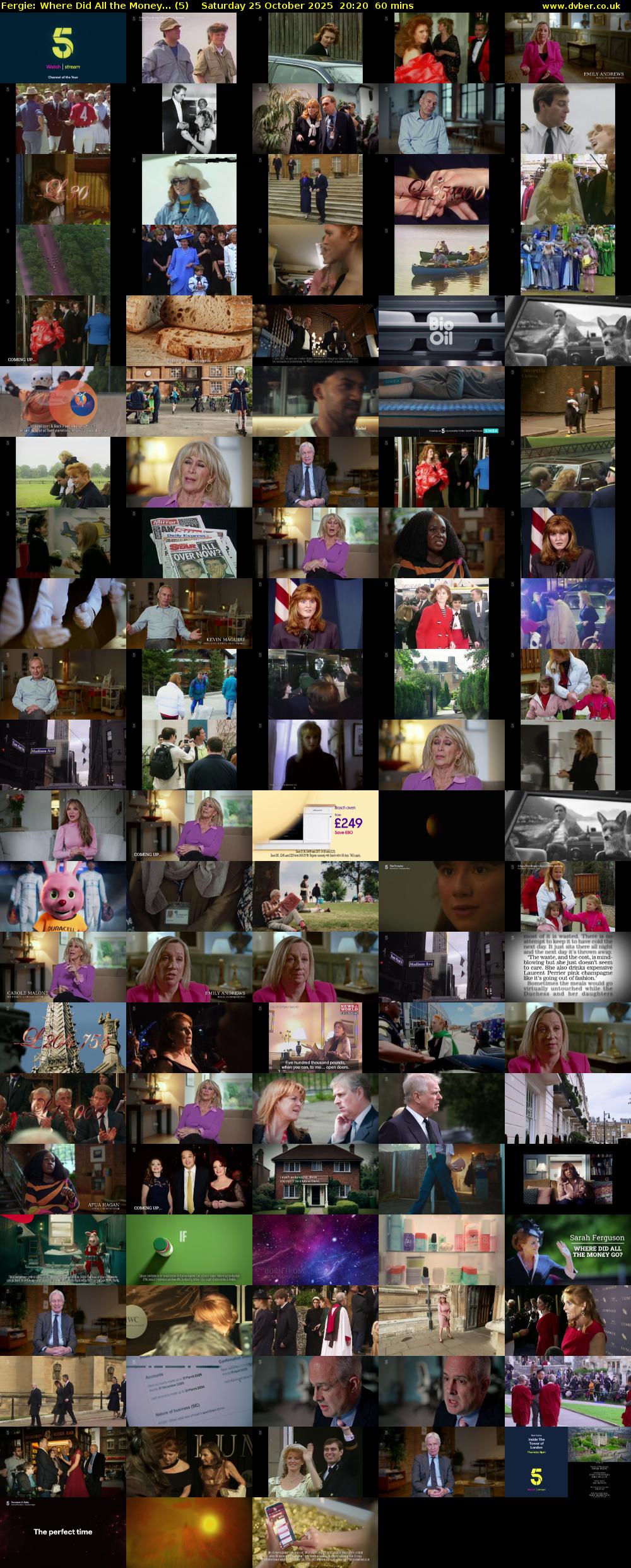 Fergie: Where Did All the Money... (5) Saturday 25 October 2025 20:20 - 21:20